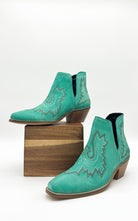 Kickin' Booties in Turquoise Suede    Shoes Ave Shops- Tilden Co.