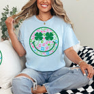 Shamrock Smiley Graphic Tee Womens Ave Shops- Tilden Co.