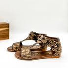 Loop D Loop Sandals in Tan 130 Sandals Naughty Monkey- Tilden Co.