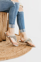 Loving U Sandals in Silver 130 Sandals Naughty Monkey- Tilden Co.