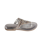 Loving U Sandals in Silver 130 Sandals Naughty Monkey- Tilden Co.
