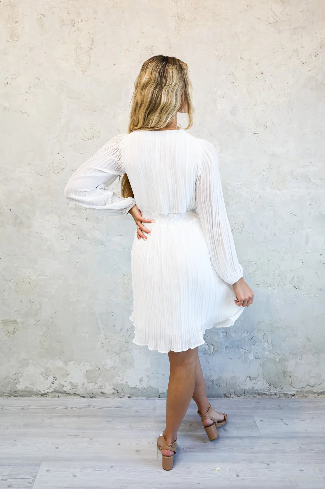 Lyndzi Dress in White    Dress Mikarose- Tilden Co.