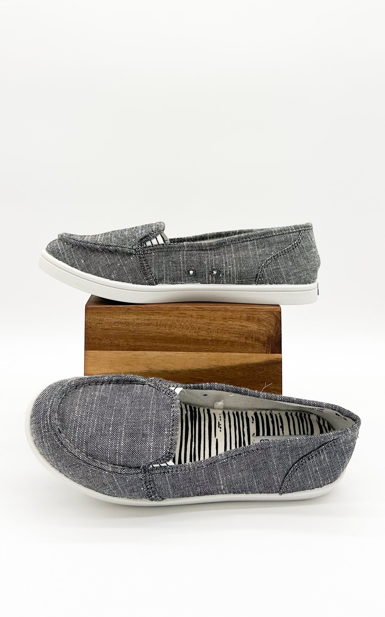 Mackerel Sneaker in Charcoal Shoes Naughty Monkey- Tilden Co.