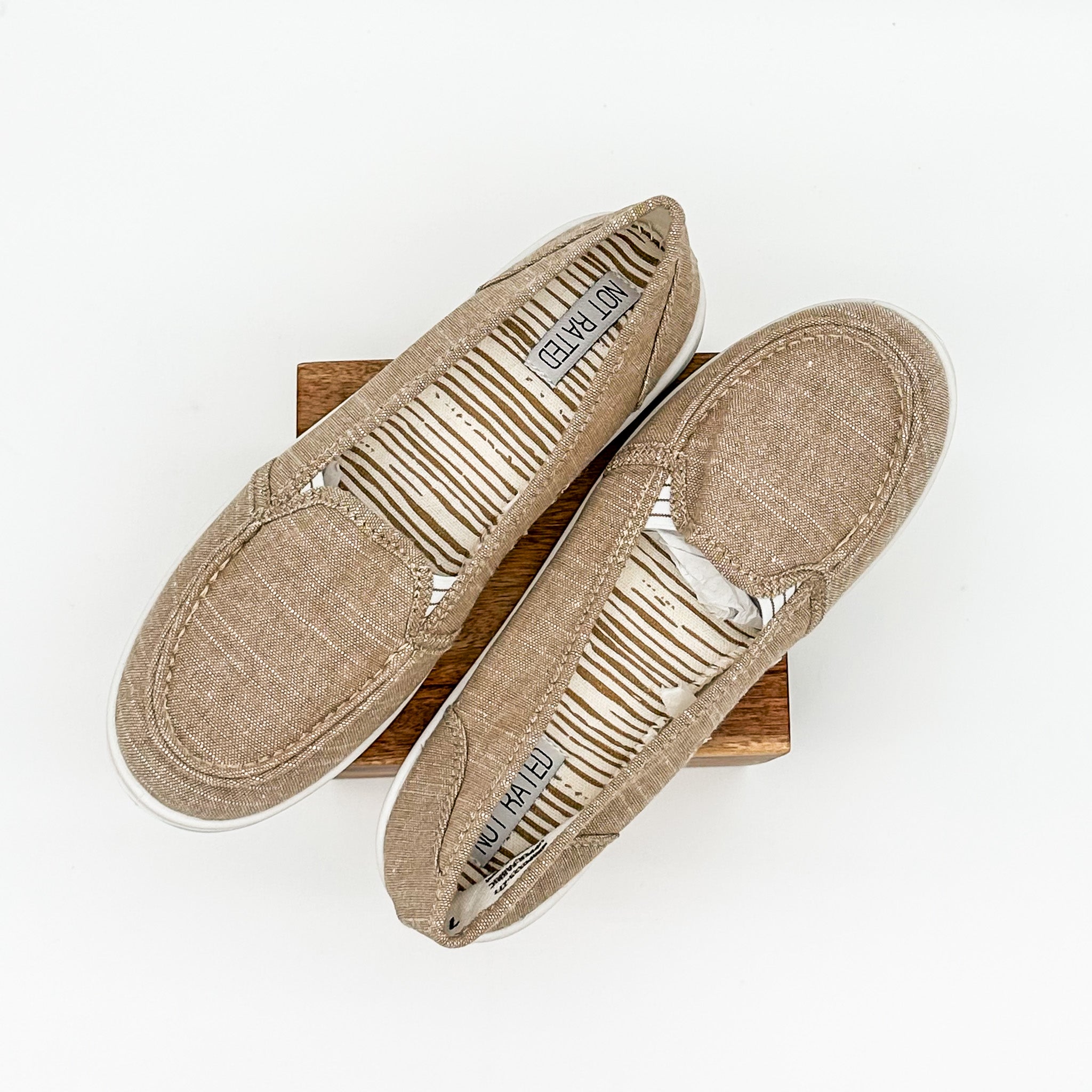 Mackerel Sneaker in Tan 120 Sneakers Naughty Monkey- Tilden Co.