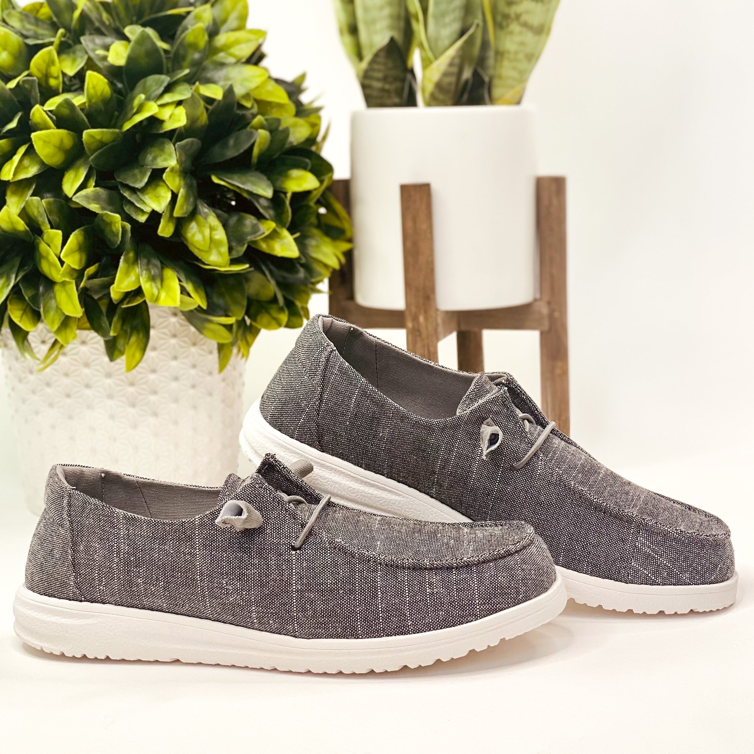 Maco Sneaker in Charcoal 120 Sneakers Naughty Monkey- Tilden Co.