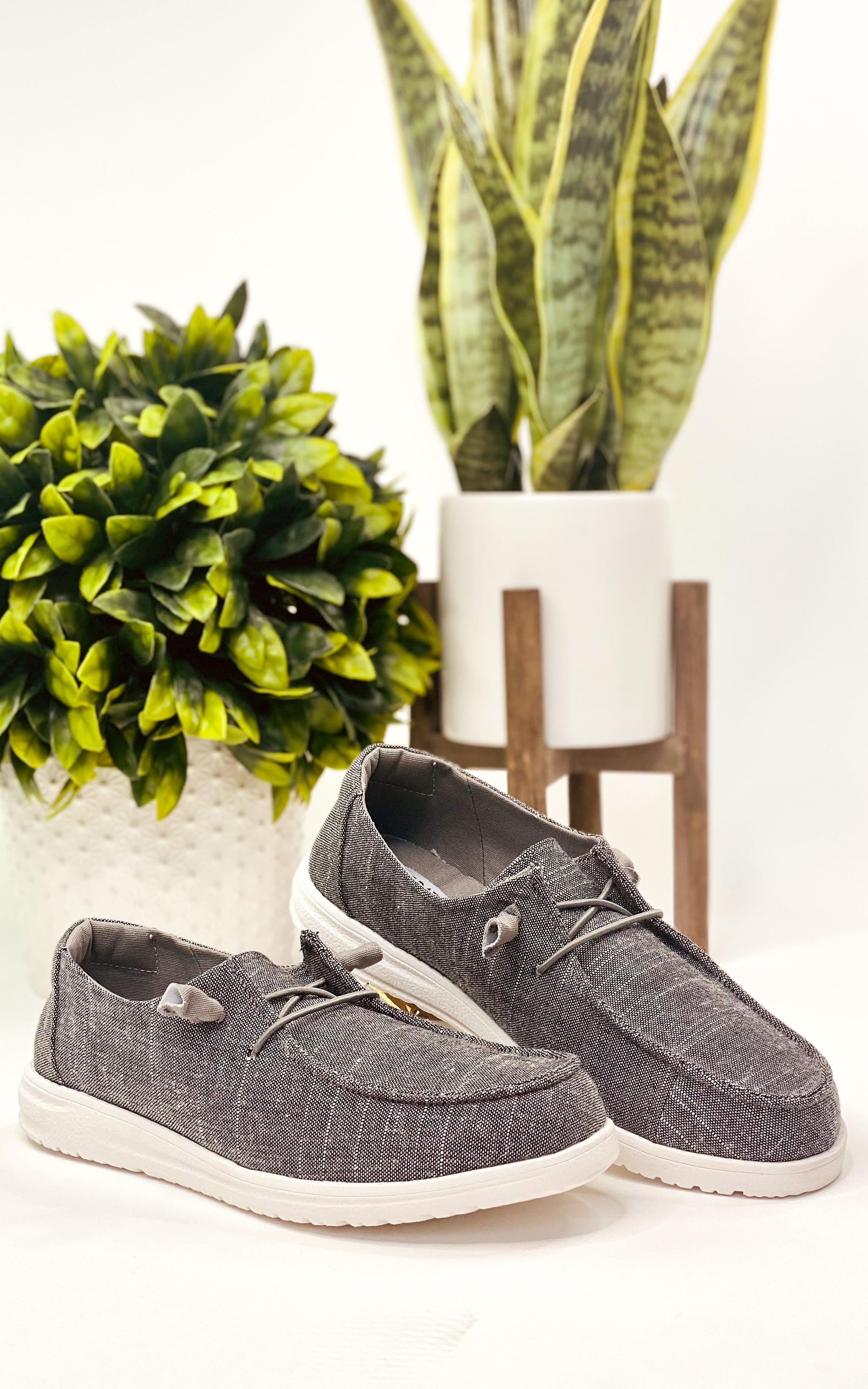 Maco Sneaker in Charcoal 120 Sneakers Naughty Monkey- Tilden Co.