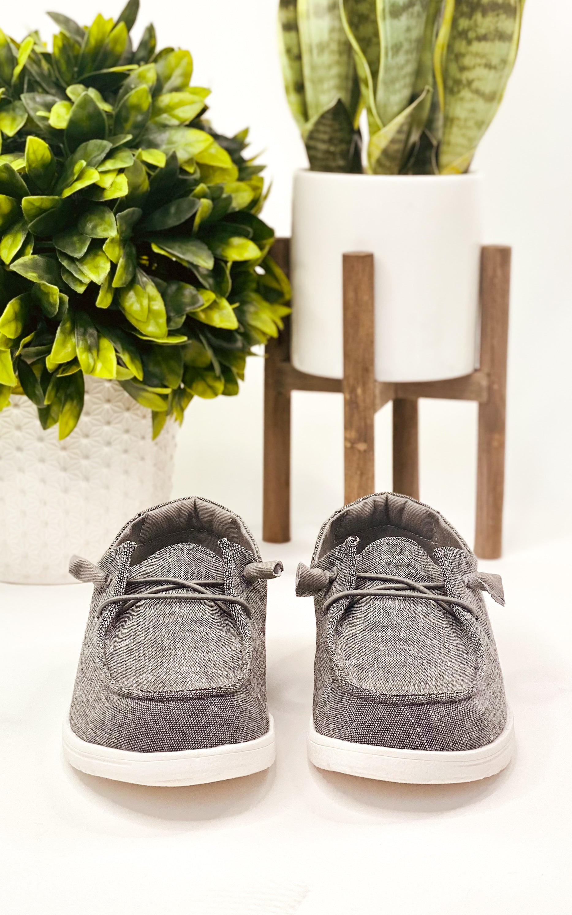Maco Sneaker in Charcoal 120 Sneakers Naughty Monkey- Tilden Co.