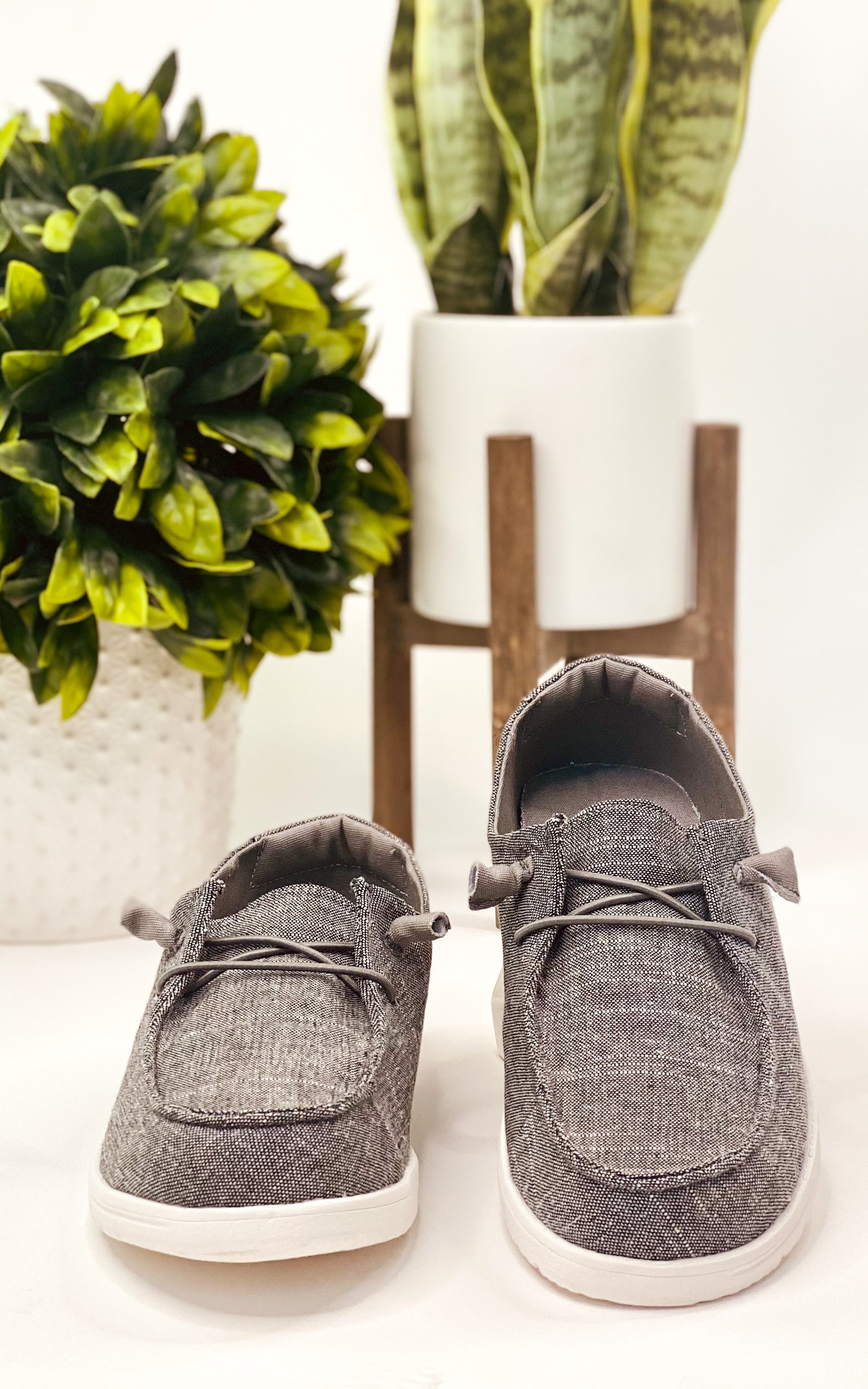 Maco Sneaker in Charcoal 120 Sneakers Naughty Monkey- Tilden Co.