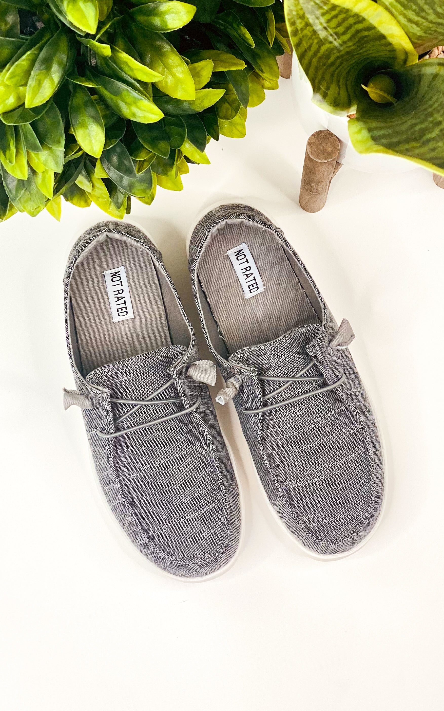 Maco Sneaker in Charcoal 120 Sneakers Naughty Monkey- Tilden Co.