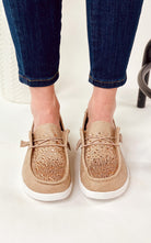 Maco Water Drop in Rose Gold Rhinestone 120 Sneakers Naughty Monkey- Tilden Co.