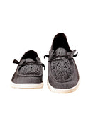 Maco Water Drop Sneaker in Black 120 Sneakers Naughty Monkey- Tilden Co.