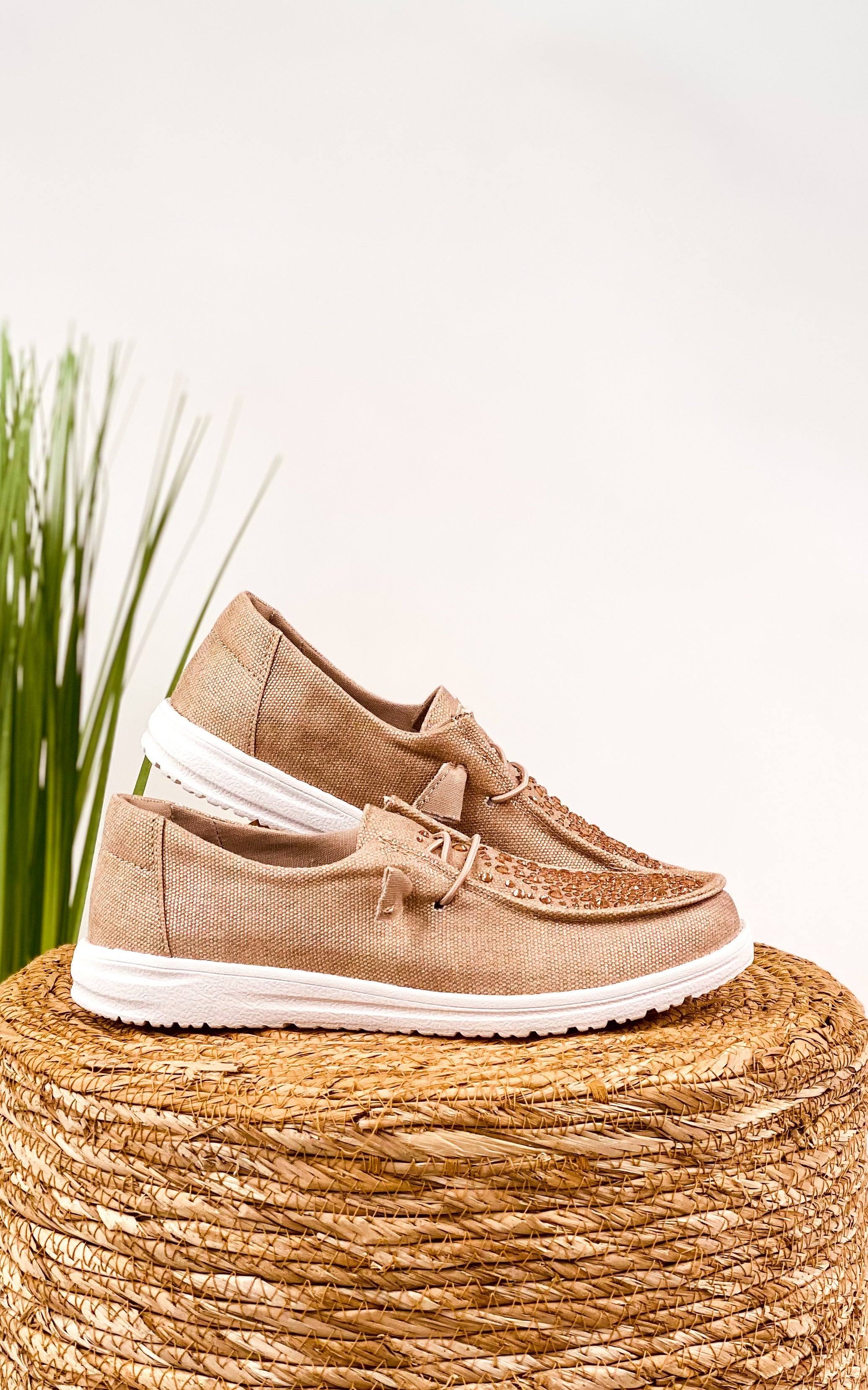 Maco Water Drop in Rose Gold Rhinestone 120 Sneakers Naughty Monkey- Tilden Co.