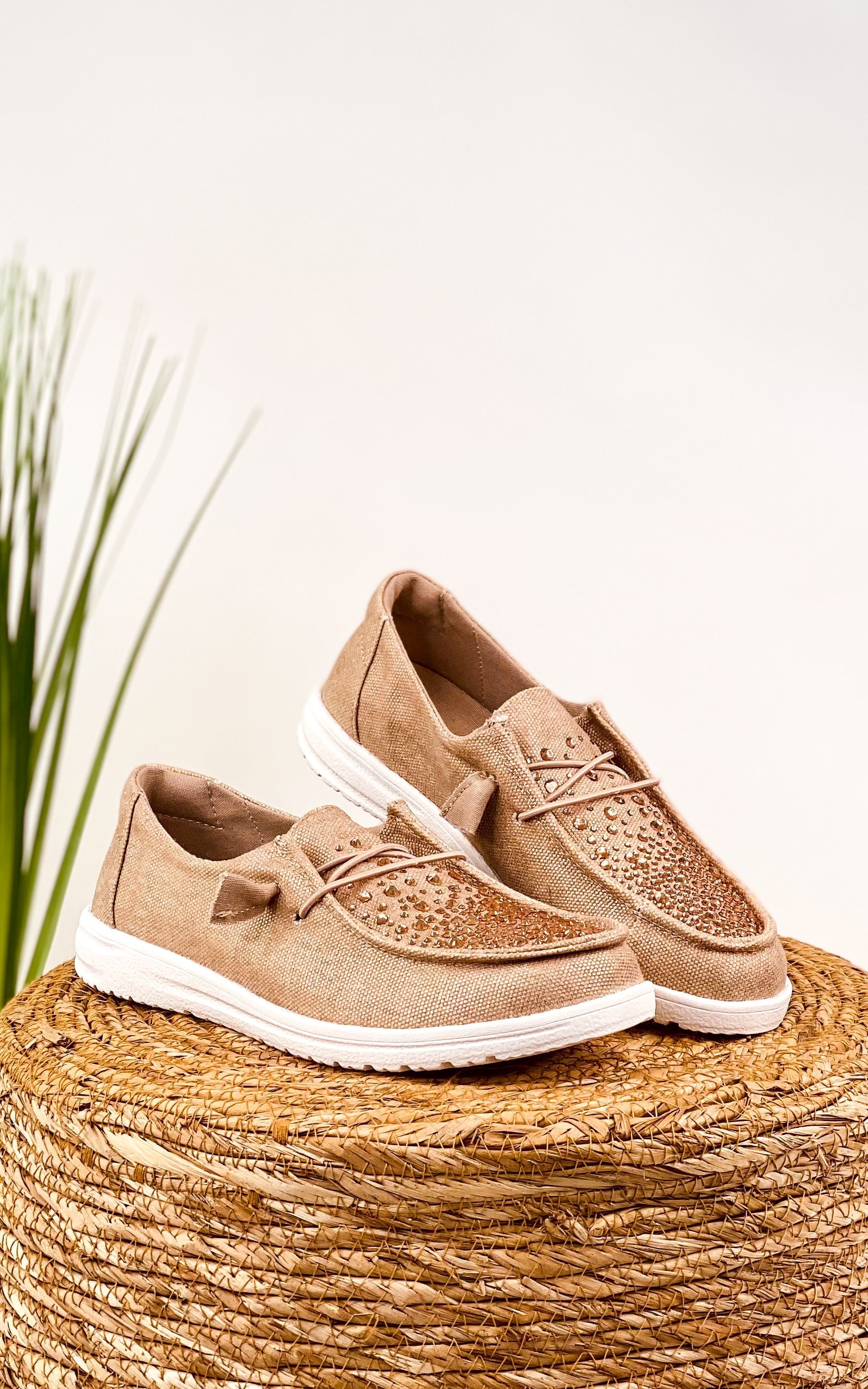 Maco Water Drop in Rose Gold Rhinestone 120 Sneakers Naughty Monkey- Tilden Co.