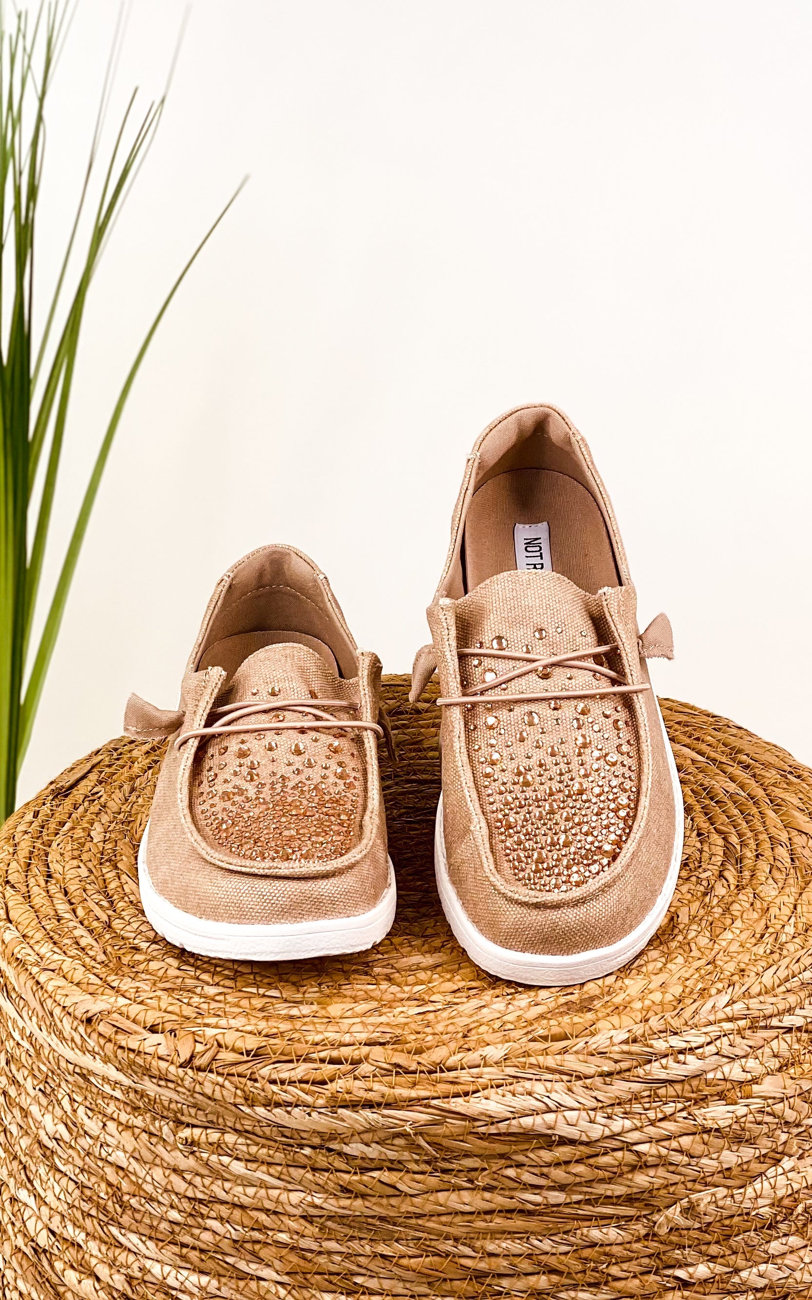 Maco Water Drop in Rose Gold Rhinestone 120 Sneakers Naughty Monkey- Tilden Co.