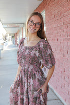 Indy Dress in Moonlit Iris Midi Dress Mikarose- Tilden Co.