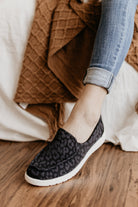 Maya Sneakers in Black Leopard 120 Sneakers Naughty Monkey- Tilden Co.