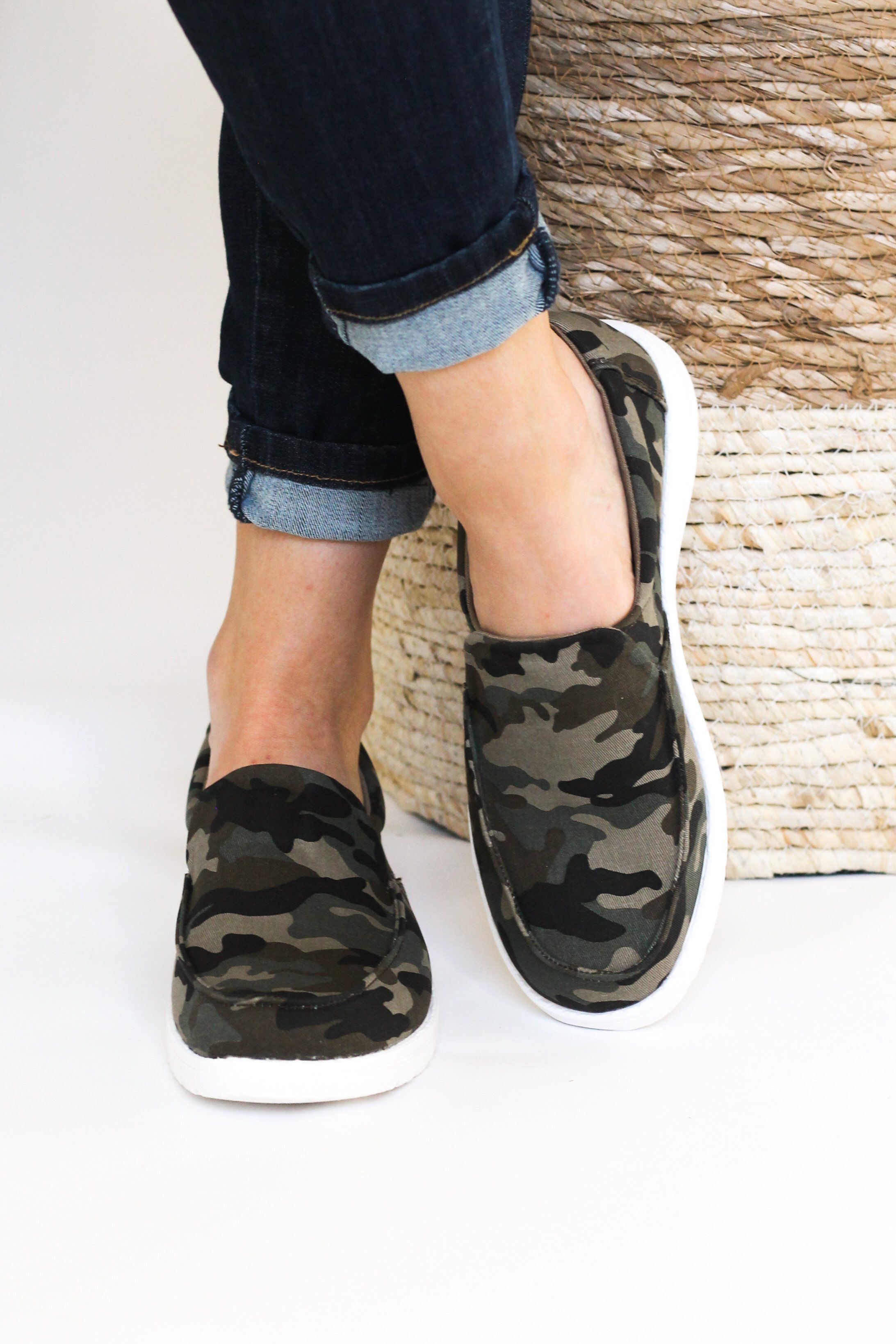 Maya Sneakers in Camo 120 Sneakers Naughty Monkey- Tilden Co.