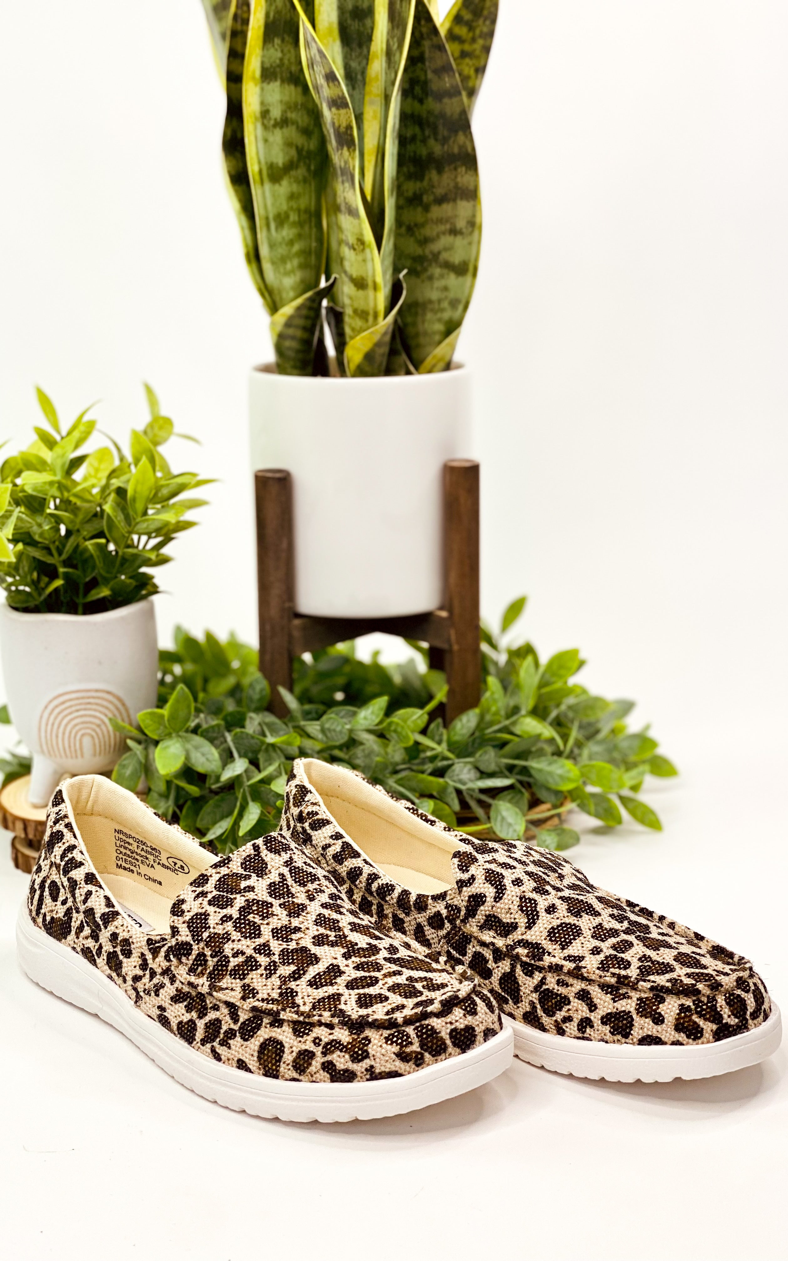 Maya Sneakers in Leopard 120 Sneakers Naughty Monkey- Tilden Co.