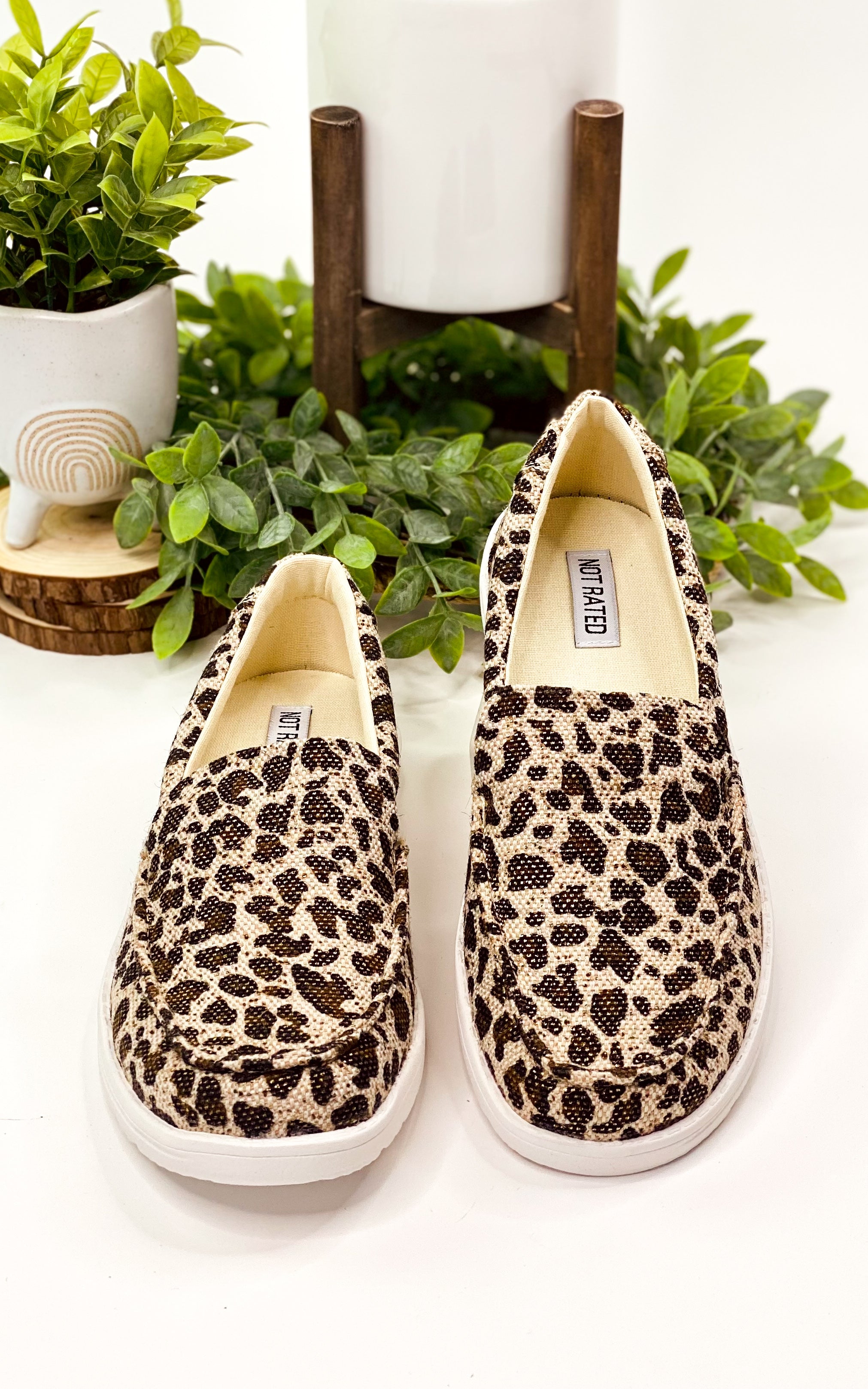 Maya Sneakers in Leopard 120 Sneakers Naughty Monkey- Tilden Co.