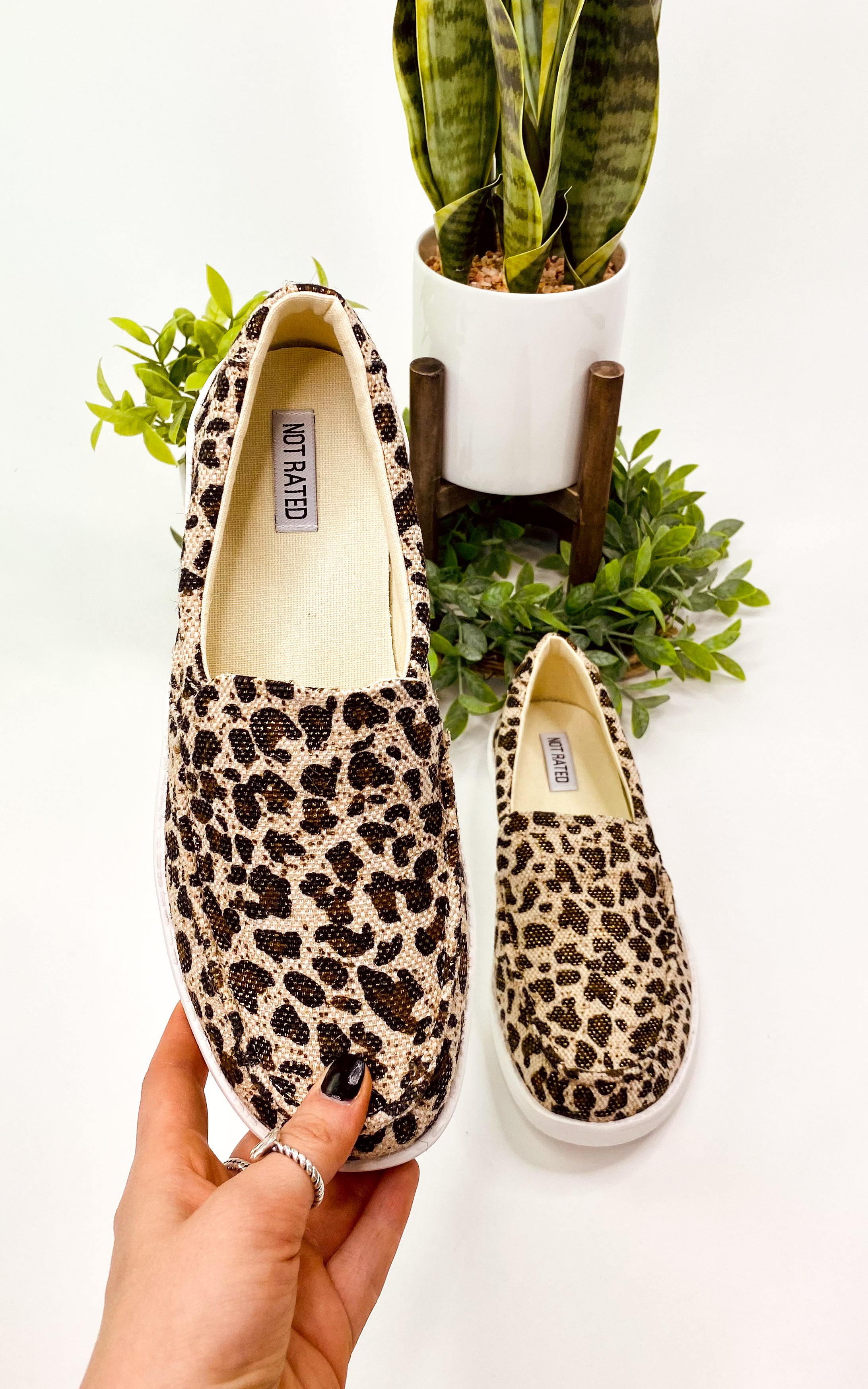 Maya Sneakers in Leopard 120 Sneakers Naughty Monkey- Tilden Co.