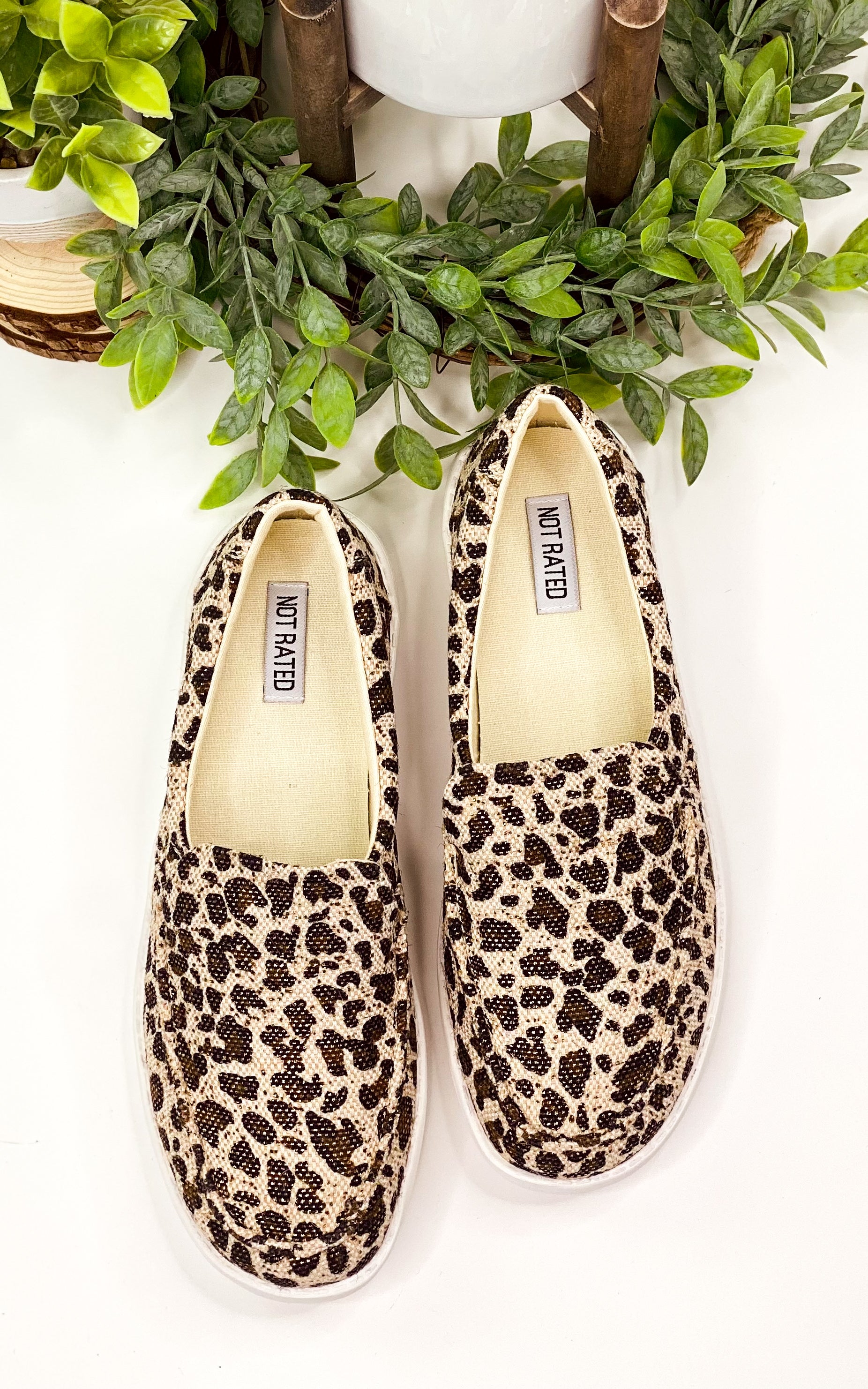 Maya Sneakers in Leopard 120 Sneakers Naughty Monkey- Tilden Co.