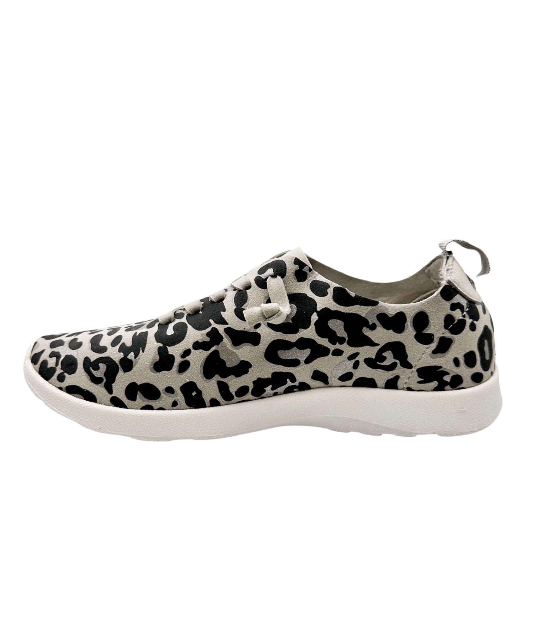 Mayo Sneaker in Light Grey Leopard 120 Sneakers Naughty Monkey- Tilden Co.