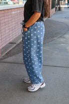 Polka Dot Barrel Denim Lt. Wash Jeans Sewn and Seen- Tilden Co.