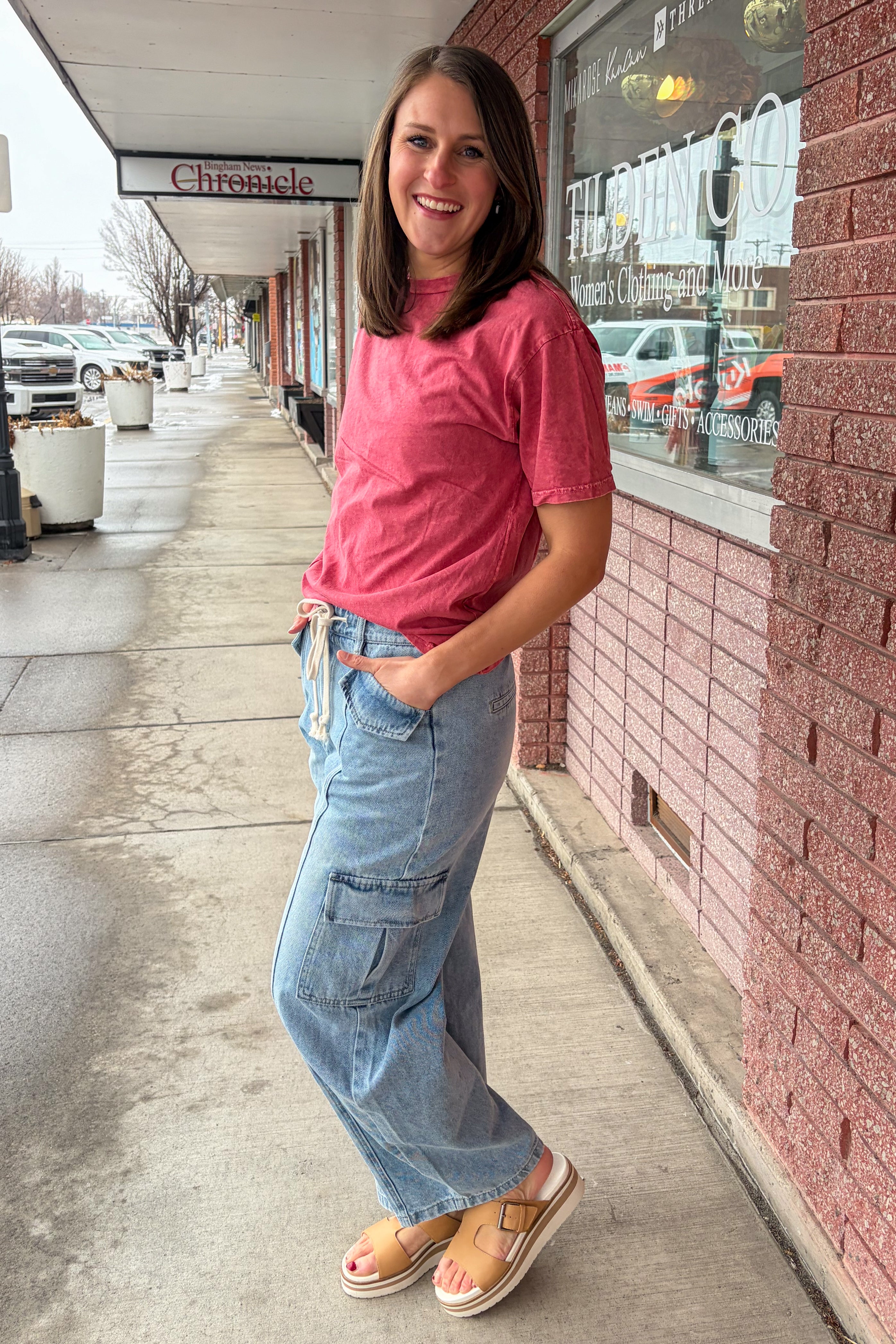 Mineral Washed Graphic Tee OAT COLLECTIVE- Tilden Co.