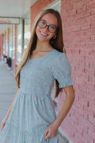 McCall Dress in Hint of Mint Midi Dress Mikarose- Tilden Co.