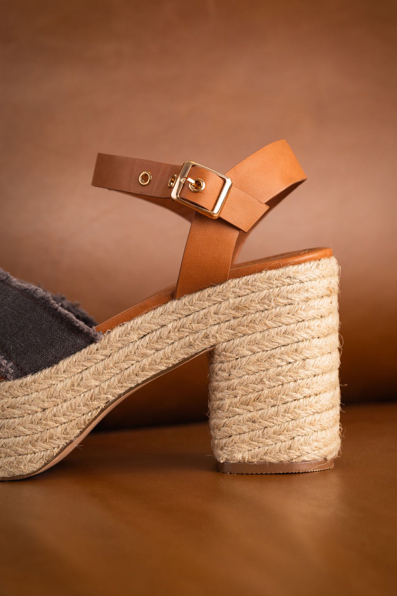 Nana Platform Sandals in Black 140 Wedges Naughty Monkey- Tilden Co.