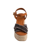 Nana Platform Sandals in Black 140 Wedges Naughty Monkey- Tilden Co.