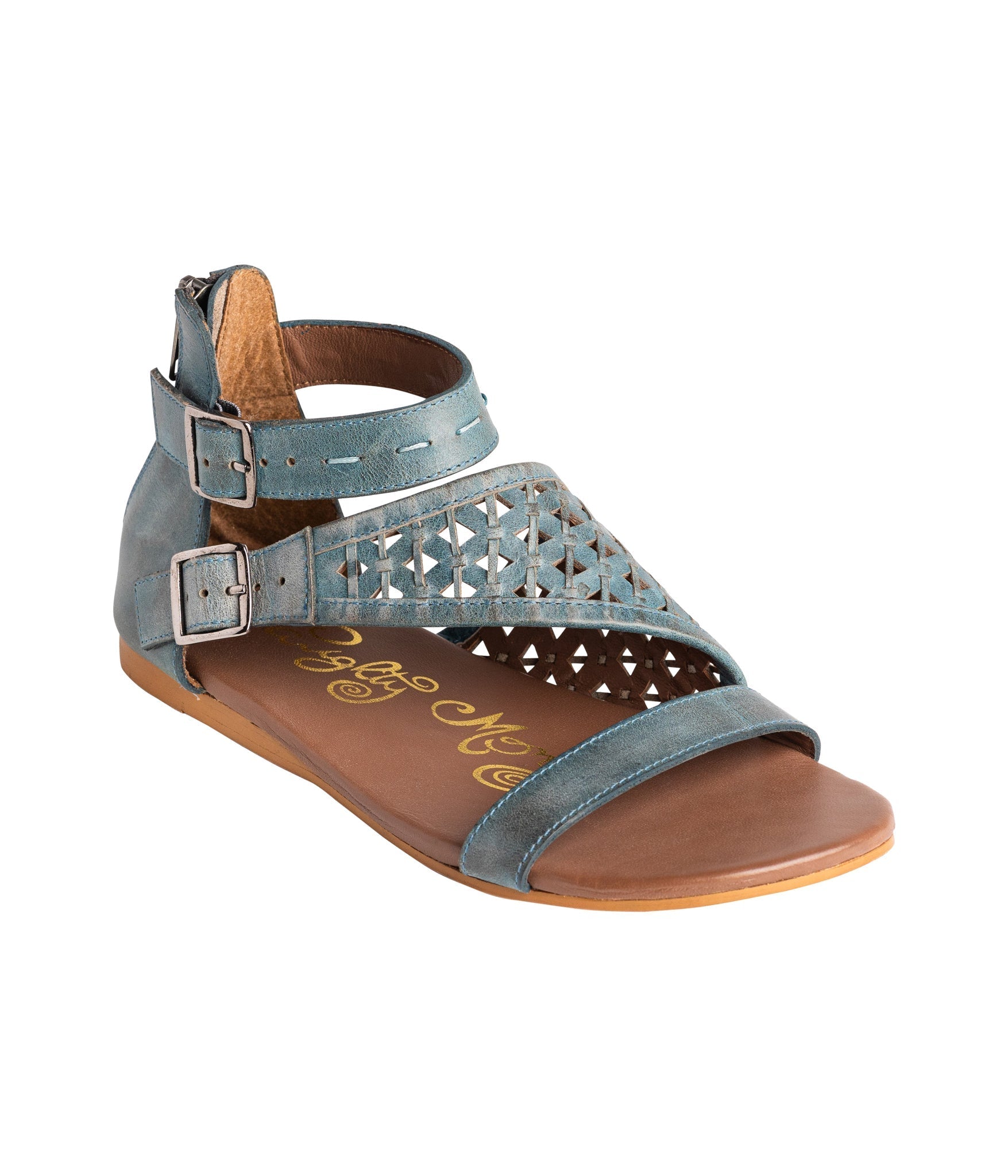 Nora Sandals in Teal 130 Sandals Naughty Monkey- Tilden Co.
