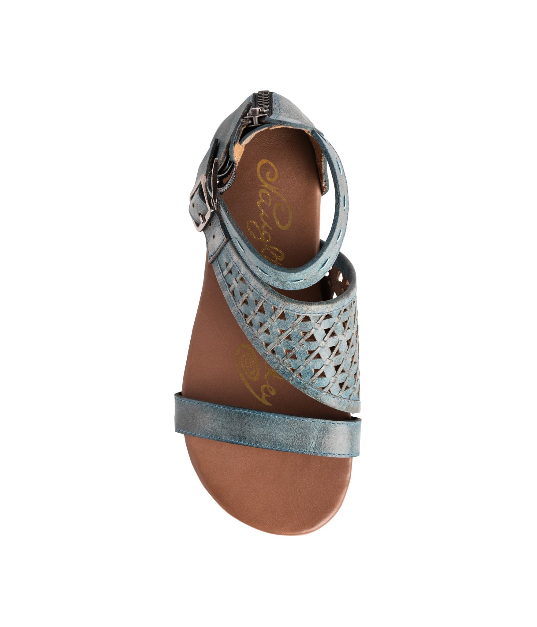 Nora Sandals in Teal 130 Sandals Naughty Monkey- Tilden Co.