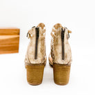 Ofanto Heeled Sandal in Gold 130 Sandals Naughty Monkey- Tilden Co.
