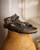 River Dance Woven Sandal in Pewter 130 Sandals Naughty Monkey- Tilden Co.