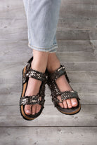 River Dance Woven Sandal in Pewter 130 Sandals Naughty Monkey- Tilden Co.