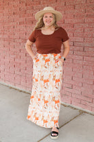 Maxi Skirt in Melon Bloom Dress Mikarose- Tilden Co.
