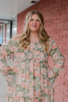 The September Dress in Peach Melody maxi dress Mikarose- Tilden Co.