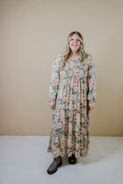 The September Dress in Peach Melody maxi dress Mikarose- Tilden Co.