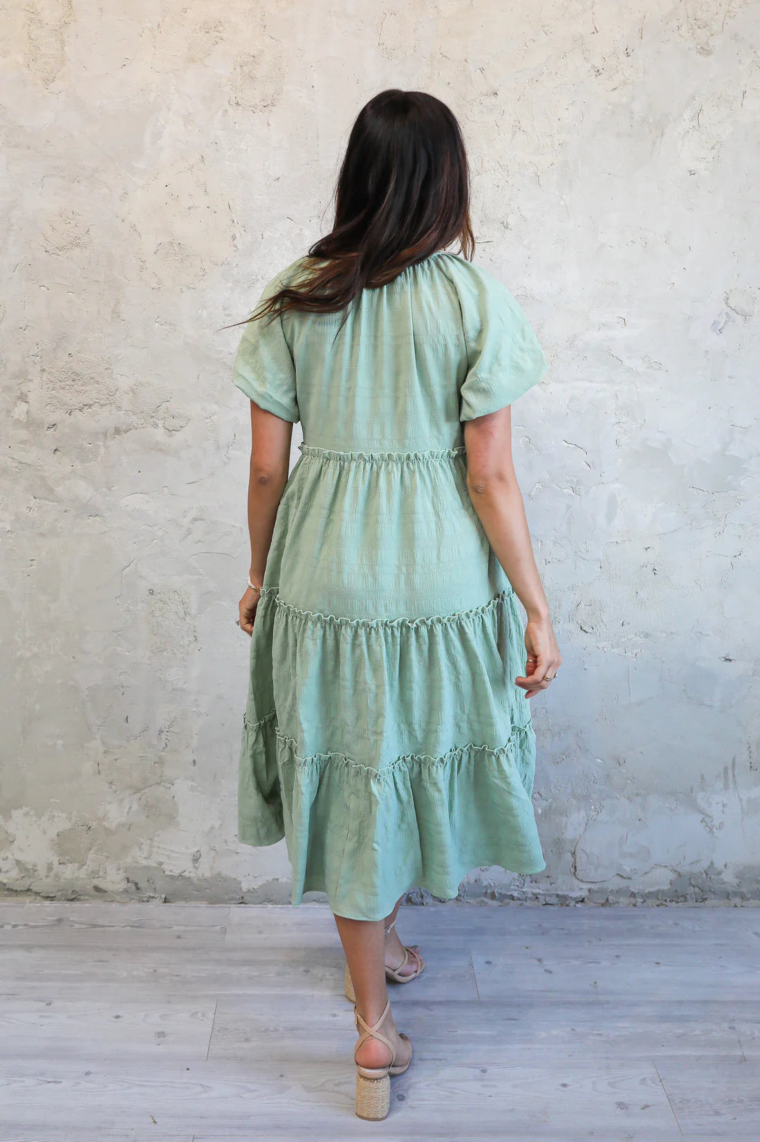 Serena Dress in Dewkist    Dress Mikarose- Tilden Co.