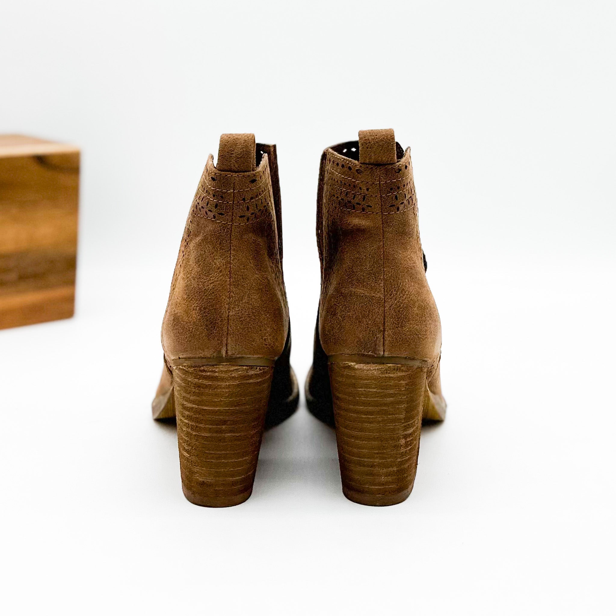 Shaina Bootie in Camel 110 Fashion Boots Naughty Monkey- Tilden Co.