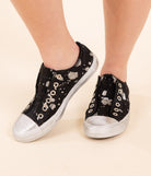 Shalomar Sneaker in Black 120 Sneakers Naughty Monkey- Tilden Co.