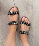 Shine Bright Sandals in Black 130 Sandals Naughty Monkey- Tilden Co.