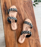 Shine Bright Sandals in Black 130 Sandals Naughty Monkey- Tilden Co.