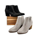 Shine Star Rhinestone Bootie in Silver    Shoes Ave Shops- Tilden Co.