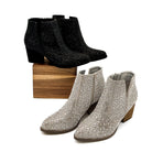 Shine Star Rhinestone Bootie in Silver    Shoes Ave Shops- Tilden Co.