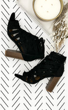 Silica Heel in Black Shoes Ave Shops- Tilden Co.