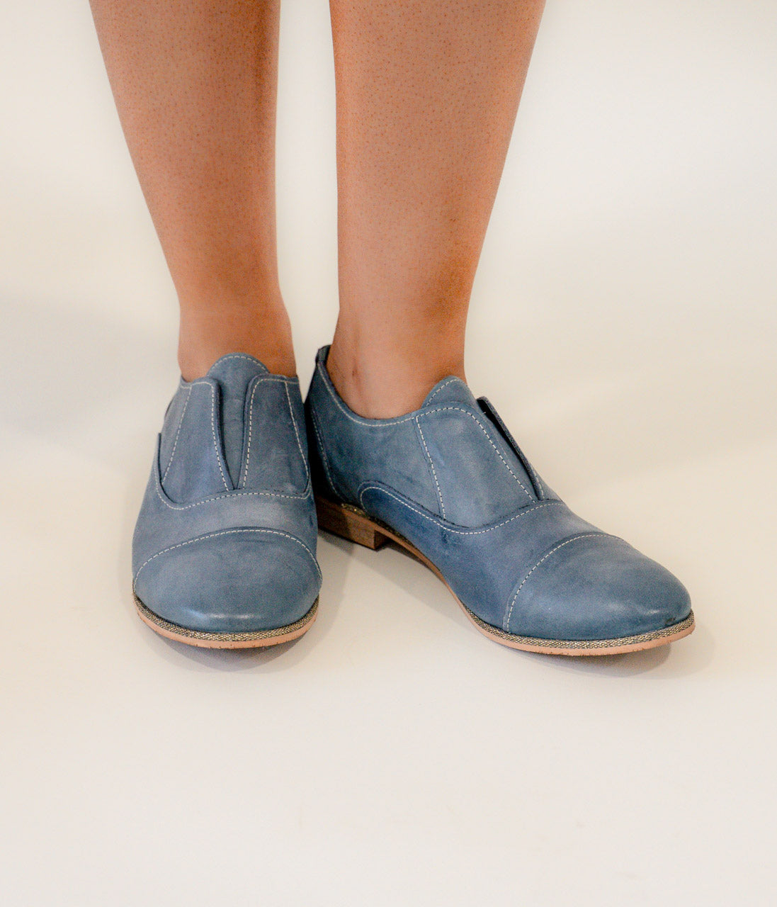 Slip Knot Loafer in Blue 135 Flats Naughty Monkey- Tilden Co.