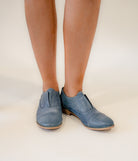Slip Knot Loafer in Blue 135 Flats Naughty Monkey- Tilden Co.