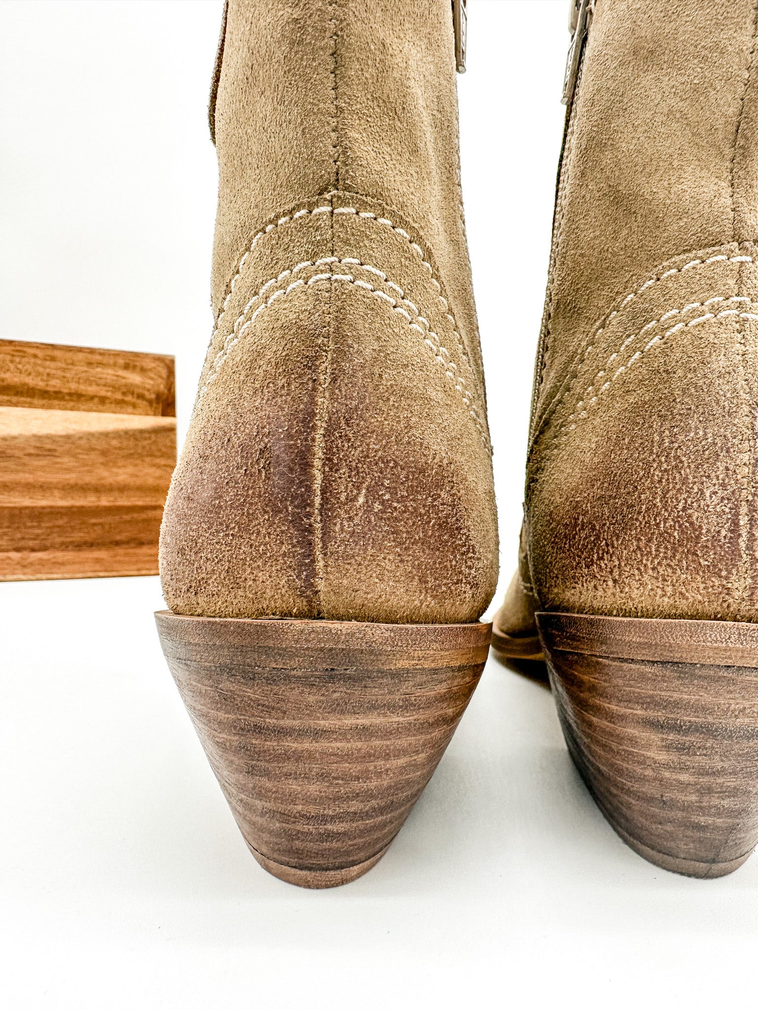 Smithy Suede Ankle Boot in Tan    Shoes Ave Shops- Tilden Co.